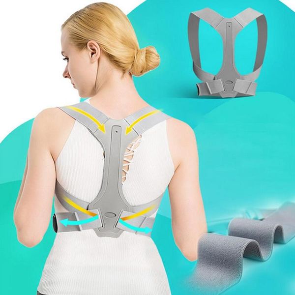 adjustable back shoulder therapy belt magnetic posture corrector brace support health yoga training accessories, Black;blue
adjustable back shoulder therapy belt magnetic posture corrector brace support health yoga training accessories, Black;blue