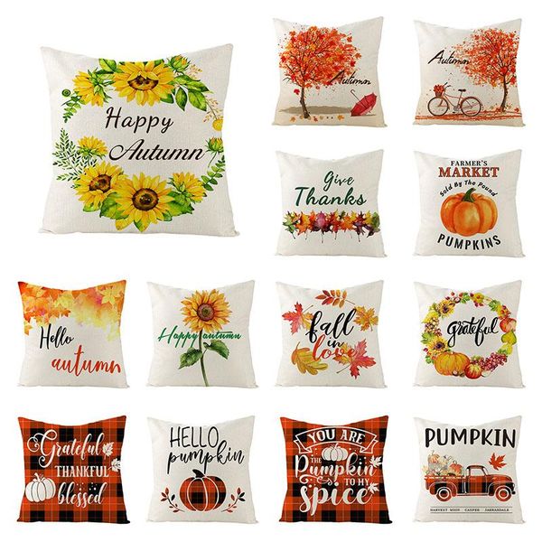 cushion/decorative pillow fall covers thanksgiving cushion cover 45x45 pumpkins sunflower decorative pillowcase linen sofa cushions home dec
cushion/decorative pillow fall covers thanksgiving cushion cover 45x45 pumpkins sunflower decorative pillowcase linen sofa cushions home dec