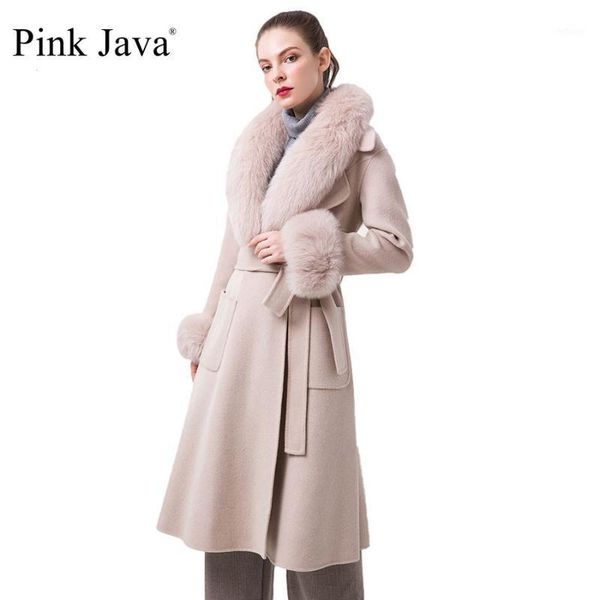 pink java qc20068-2 arrival women winter wool coat with cashmere real fur collar cuff big size women's & blends, Black
pink java qc20068-2 arrival women winter wool coat with cashmere real fur collar cuff big size women's & blends, Black