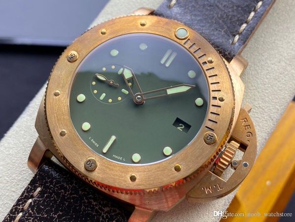 vs pam382 v2 p9000 movement watches super luminous orologio di lusso 47mm diameter bronze case mens watch, Slivery;brown
vs pam382 v2 p9000 movement watches super luminous orologio di lusso 47mm diameter bronze case mens watch, Slivery;brown