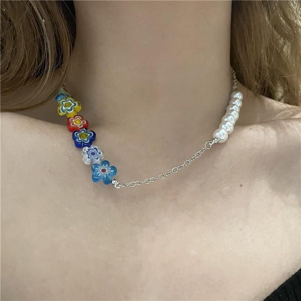 chains fflacell korean sweet colorful little daisy acrylic flowers boho beaded clavicle necklaces for women jewelry 2021, Silver
chains fflacell korean sweet colorful little daisy acrylic flowers boho beaded clavicle necklaces for women jewelry 2021, Silver