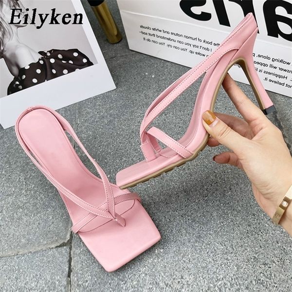 eilyken slipper high heels shoes fall street look females square head open toe clip-on strappy sandal 220315, Black
eilyken slipper high heels shoes fall street look females square head open toe clip-on strappy sandal 220315, Black