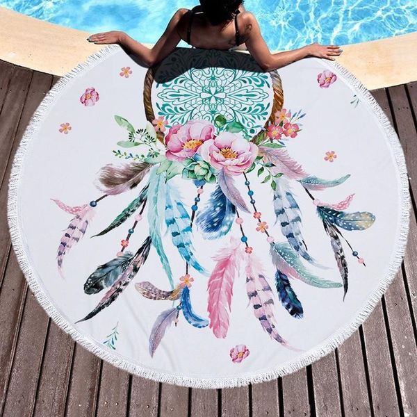 towel 150cm microfiber round beach blanket dream catcher print with tassel summer outdoor sport
towel 150cm microfiber round beach blanket dream catcher print with tassel summer outdoor sport