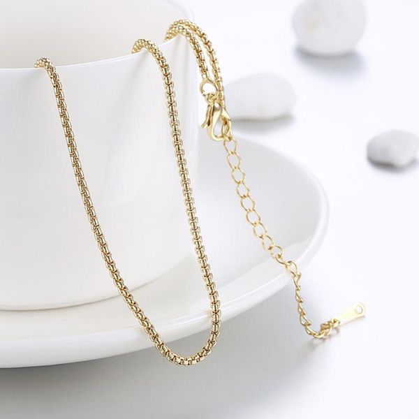 pendant necklaces wholesale 2 style 18 inch yellow gold color jewelry women box chain 1.5mm necklace wedding party gift, Silver
pendant necklaces wholesale 2 style 18 inch yellow gold color jewelry women box chain 1.5mm necklace wedding party gift, Silver