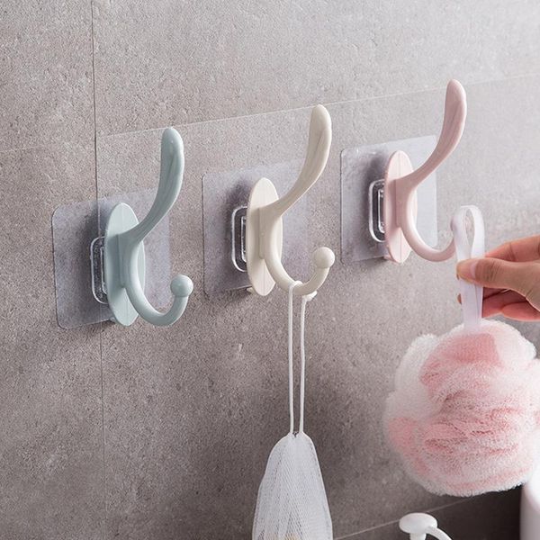 solid color simple convenient door hook hanger strong adhesive glue living room bathroom wall load-bearing coat hooks & rails
solid color simple convenient door hook hanger strong adhesive glue living room bathroom wall load-bearing coat hooks & rails