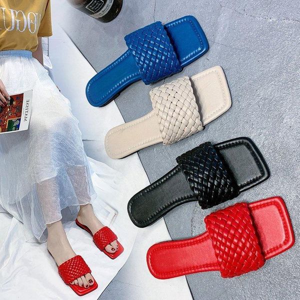 women temperament slippers braided design charm open-toe set foot vacation beach flat sandals casual flip flops shoes, Black
women temperament slippers braided design charm open-toe set foot vacation beach flat sandals casual flip flops shoes, Black