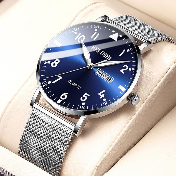 wristwatches 2021 fashion ultra-thin watch men casual men's stainless steel mesh strap business clock wrist, Slivery;brown
wristwatches 2021 fashion ultra-thin watch men casual men's stainless steel mesh strap business clock wrist, Slivery;brown