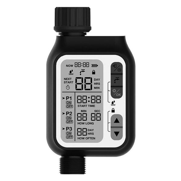 watering equipments garden adjustable controller outdoor lcd screen tool lawn home water timer waterproof with rain sensor automatic irrigat
watering equipments garden adjustable controller outdoor lcd screen tool lawn home water timer waterproof with rain sensor automatic irrigat