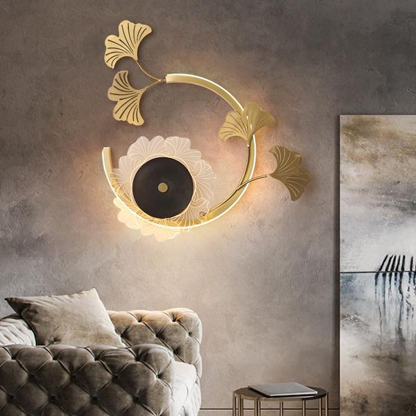 wall lamp nordic creative copper art light luxury ginkgo leaf living room bedroom background decorative flower special
wall lamp nordic creative copper art light luxury ginkgo leaf living room bedroom background decorative flower special