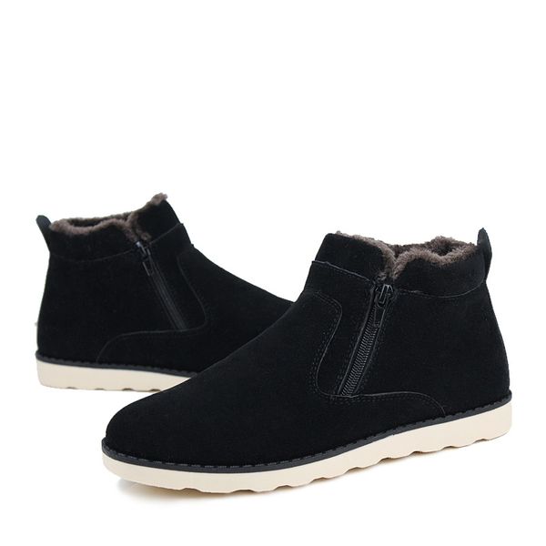 new arrival fashion winter man boots wear resistant handmade ankle boots warm working boot zipper men casual shoes size 37-47, Black
new arrival fashion winter man boots wear resistant handmade ankle boots warm working boot zipper men casual shoes size 37-47, Black