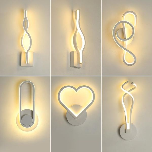 nordic modern wall lamp led simple white corridor porch tv background bedroom bedside pvc lamps
nordic modern wall lamp led simple white corridor porch tv background bedroom bedside pvc lamps