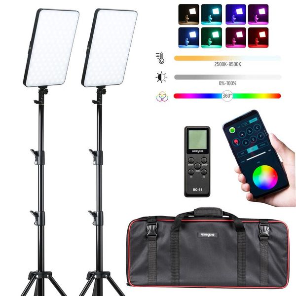 viltrox weeylite 2pcs sprite40 40w rgb video light led camera panel app control slim bi-color dimmable with stand flash heads
viltrox weeylite 2pcs sprite40 40w rgb video light led camera panel app control slim bi-color dimmable with stand flash heads