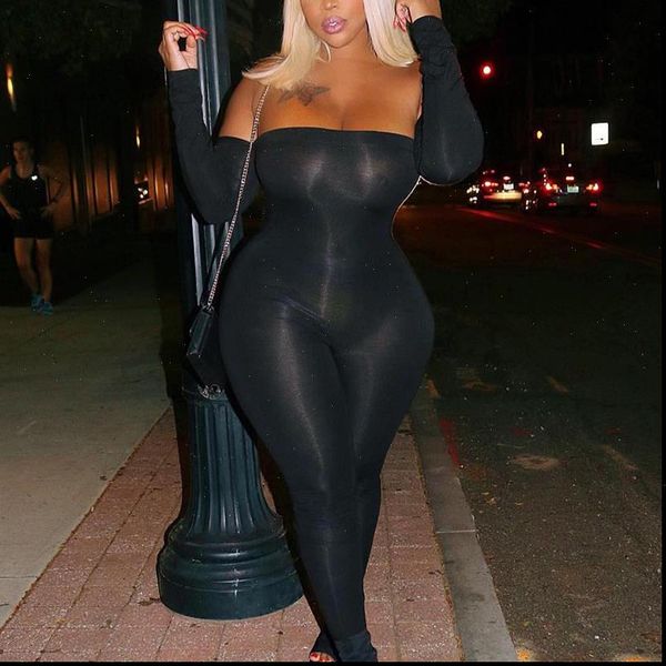 off shoulder bodycon long sleeve women jumpsuit clubwear playsuit skinny playsuits female black trousers, Black;white
off shoulder bodycon long sleeve women jumpsuit clubwear playsuit skinny playsuits female black trousers, Black;white