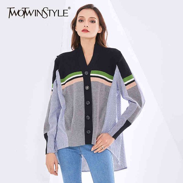 irregular shirts for women v neck lantren long sleeve loose patchwork knitting blouses female autumn clothing 210524, White
irregular shirts for women v neck lantren long sleeve loose patchwork knitting blouses female autumn clothing 210524, White