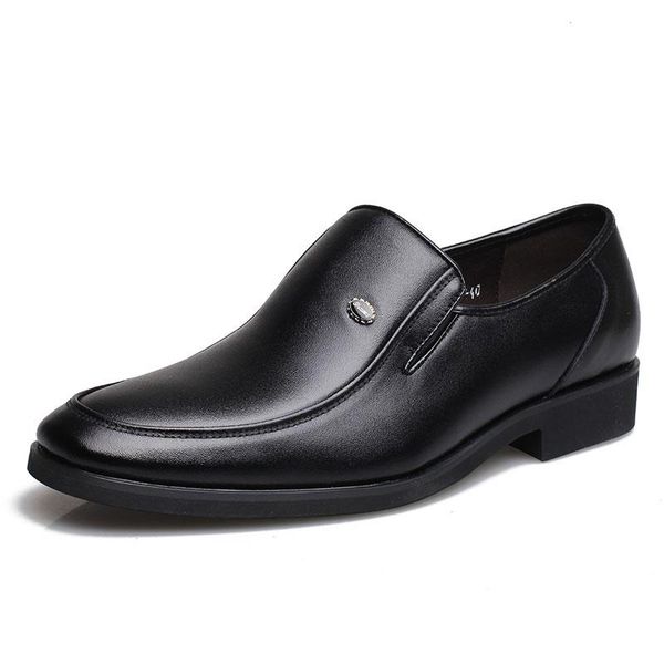 dress shoes 2021 fashion summer business men's formal solid outdoor comfortable breathable genuine leather male, Black
dress shoes 2021 fashion summer business men's formal solid outdoor comfortable breathable genuine leather male, Black