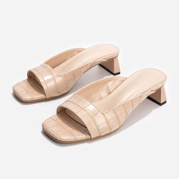 slippers mules ladies shoes low heels fashion unique print leather summer outdoor peep toe designer sandals apricot, Black
slippers mules ladies shoes low heels fashion unique print leather summer outdoor peep toe designer sandals apricot, Black