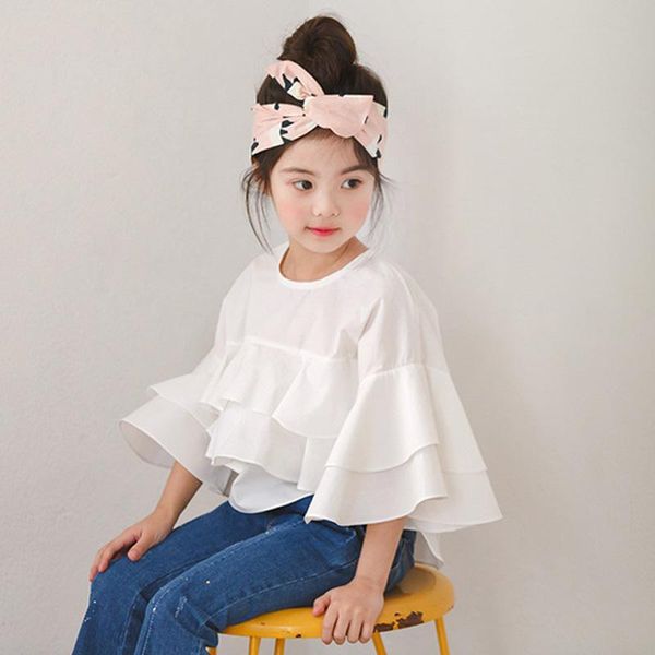 shirts girl 2021 spring summer fashion white lotus leaf baby ruffle sleeve blouse princess elegant lz707, White;black
shirts girl 2021 spring summer fashion white lotus leaf baby ruffle sleeve blouse princess elegant lz707, White;black