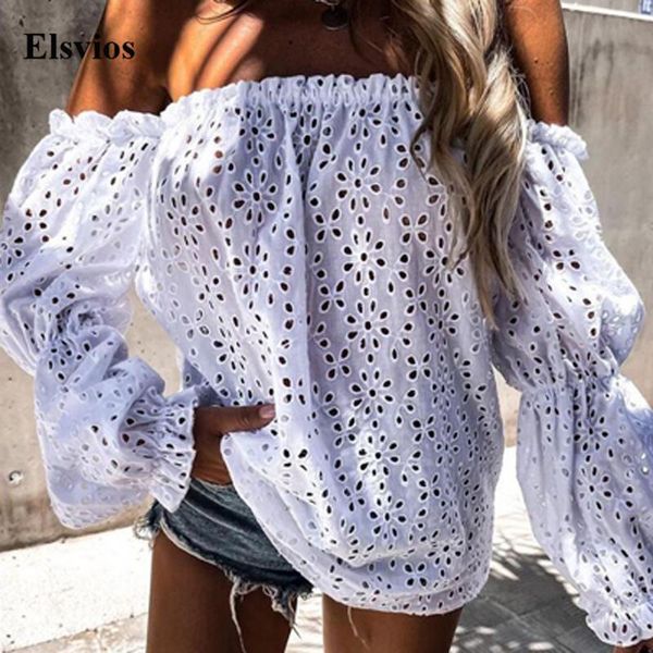 women's blouses & shirts autumn long sleeve shirt blusas strapless backless off shoulder women fashion solid ruffle hollow out pul, White
women's blouses & shirts autumn long sleeve shirt blusas strapless backless off shoulder women fashion solid ruffle hollow out pul, White