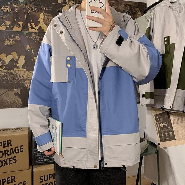 men's jackets spring and herf men japanese harajuku pocket tooling jas pair bf loose color adjustment capuchon men's, Black;brown
men's jackets spring and herf men japanese harajuku pocket tooling jas pair bf loose color adjustment capuchon men's, Black;brown