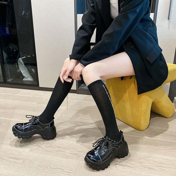 dress shoes spring and autumn heightening platform small leather black thick heel loafers mary jane women's derby
dress shoes spring and autumn heightening platform small leather black thick heel loafers mary jane women's derby