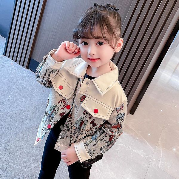jackets spring girl baby outfit clothes kids pu leather coat for toddler girls children clothing birthday christmas, Blue;gray
jackets spring girl baby outfit clothes kids pu leather coat for toddler girls children clothing birthday christmas, Blue;gray