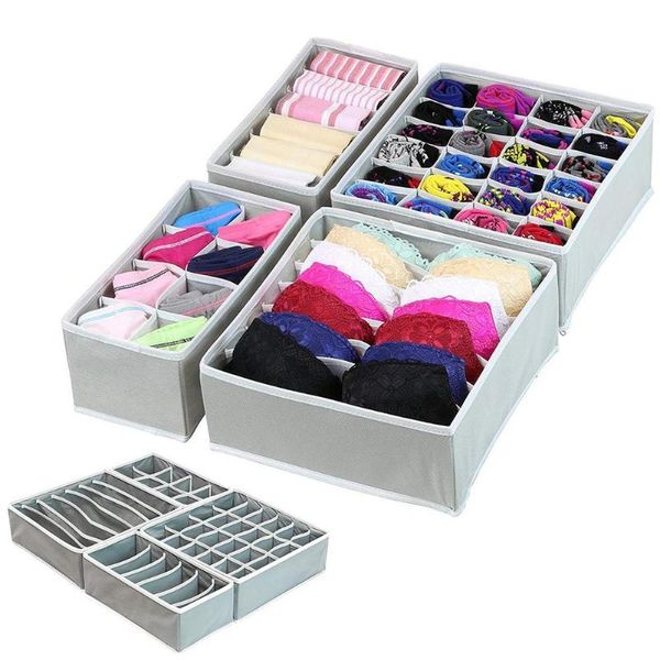 4pcs/set non-woven storage boxes underwear clothes organizer drawer closet for folding socks shorts bra drawers
4pcs/set non-woven storage boxes underwear clothes organizer drawer closet for folding socks shorts bra drawers