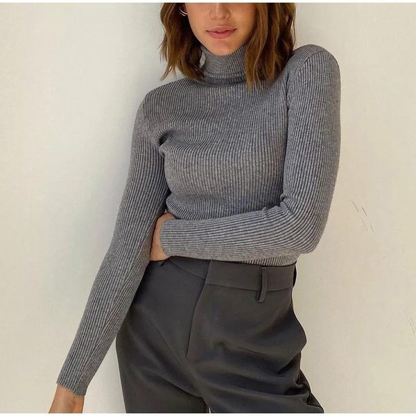 women's sweaters shujin women turtleneck autumn winter korean slim pullover basic casual soft knit sweater warm jumpers, White;black
women's sweaters shujin women turtleneck autumn winter korean slim pullover basic casual soft knit sweater warm jumpers, White;black