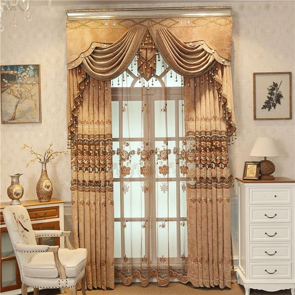 curtain & drapes brown classic luxury embroidered villa decorating curtains for living room windows elegant bedroom
curtain & drapes brown classic luxury embroidered villa decorating curtains for living room windows elegant bedroom