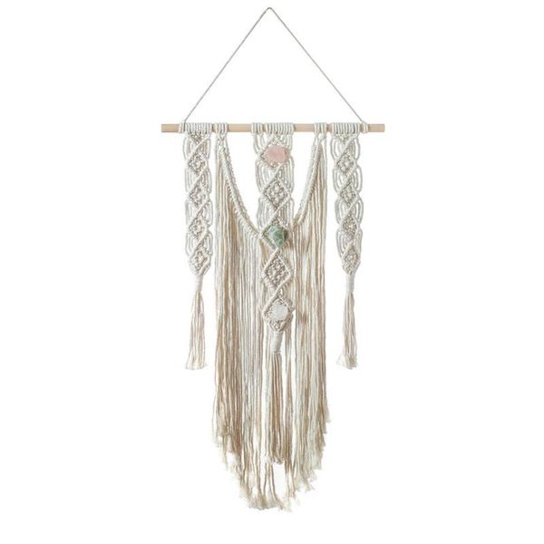 tapestries handmade woven macrame wall hanging tapestry cotton with tassel wedding decoration home living room decor
tapestries handmade woven macrame wall hanging tapestry cotton with tassel wedding decoration home living room decor