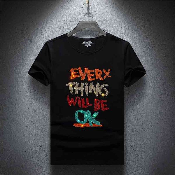 large size 7xl drilling t-shirt men summer short sleeve fashion printed tshirt jersey casual cotton male 210706, White;black
large size 7xl drilling t-shirt men summer short sleeve fashion printed tshirt jersey casual cotton male 210706, White;black
