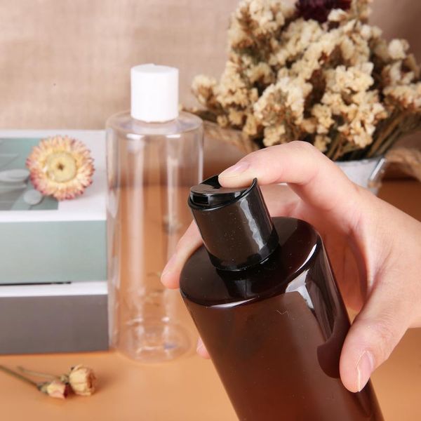 storage bottles & jars 5pcs/1pc 350ml brown/transparent cosmetic bottle press lip liquid dispenser plastic makeup container leak-proof oil s
storage bottles & jars 5pcs/1pc 350ml brown/transparent cosmetic bottle press lip liquid dispenser plastic makeup container leak-proof oil s