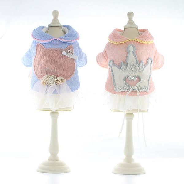 dog apparel pink blue colors two feet warm clothes autumn and winter cute princess shih tzu crown printed lace skirts for pet
dog apparel pink blue colors two feet warm clothes autumn and winter cute princess shih tzu crown printed lace skirts for pet