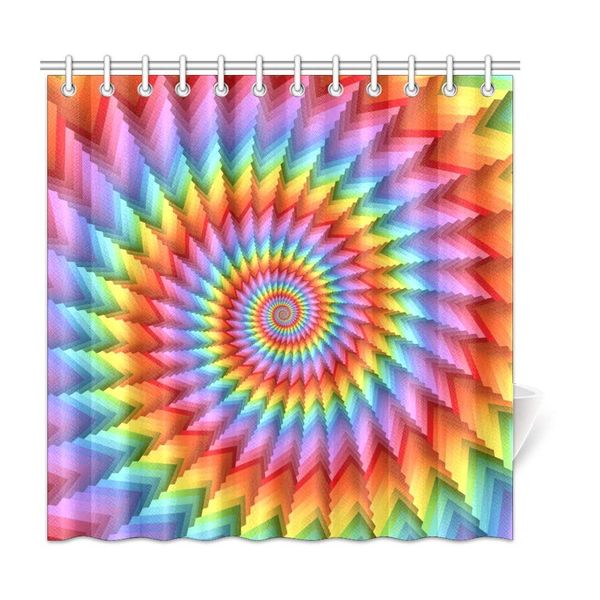 cuxweot rainbow spiral home bath decor polyester fabric shower curtain bathroom sets 72 x 72 inches
cuxweot rainbow spiral home bath decor polyester fabric shower curtain bathroom sets 72 x 72 inches