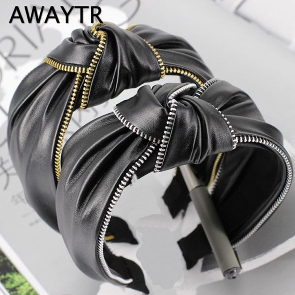 fashion arrival hairband women classic artificial leather headband gold silver zipper hair band accessorie1
fashion arrival hairband women classic artificial leather headband gold silver zipper hair band accessorie1
