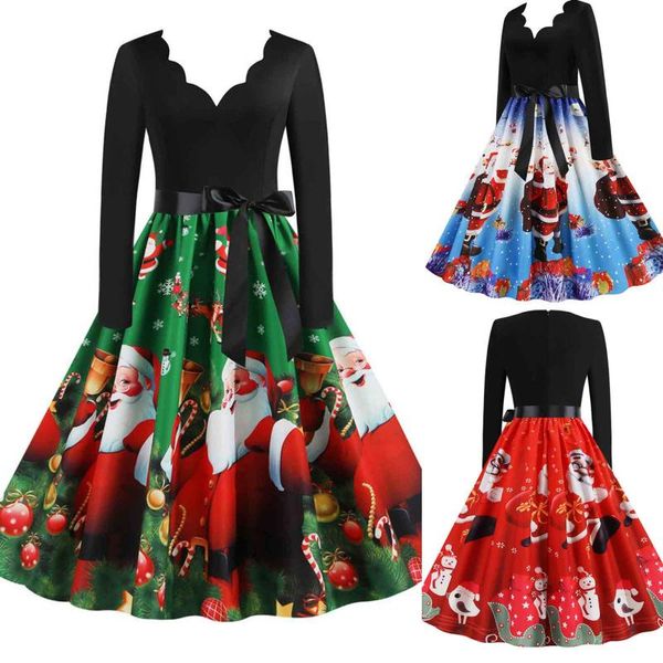 casual dresses black big swing print vintage christmas dress robe women winter long sleeve v neck year party plus size, Black;gray
casual dresses black big swing print vintage christmas dress robe women winter long sleeve v neck year party plus size, Black;gray