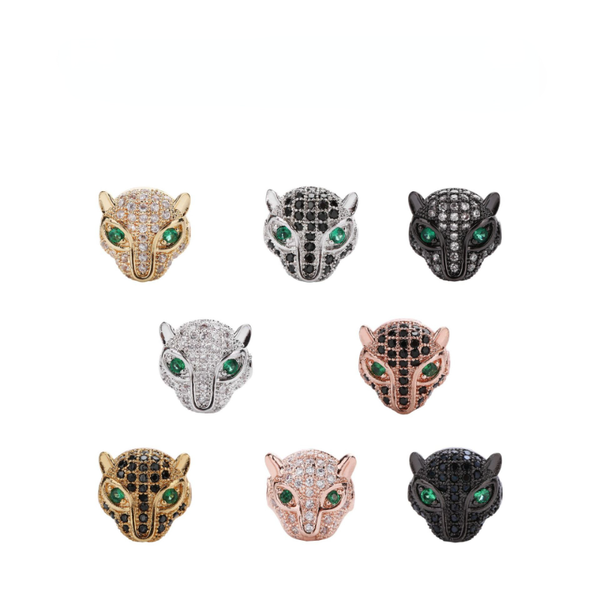 leopard head metal loose bead bracelet braided hand rope accessories micro-inlaid copper zircon european and american style spot wholesale, Black
leopard head metal loose bead bracelet braided hand rope accessories micro-inlaid copper zircon european and american style spot wholesale, Black