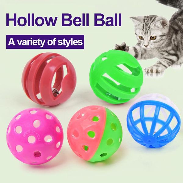 cat toys pet for cats ball with bell ring playing chew rattle scratch plastic interactive training supply
cat toys pet for cats ball with bell ring playing chew rattle scratch plastic interactive training supply
