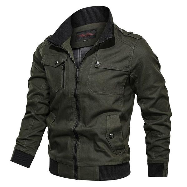 men's jackets 2021 military jacket men spring autumn cotton windbreaker pilot coat army bomber cargo flight male clothes, Black;brown
men's jackets 2021 military jacket men spring autumn cotton windbreaker pilot coat army bomber cargo flight male clothes, Black;brown