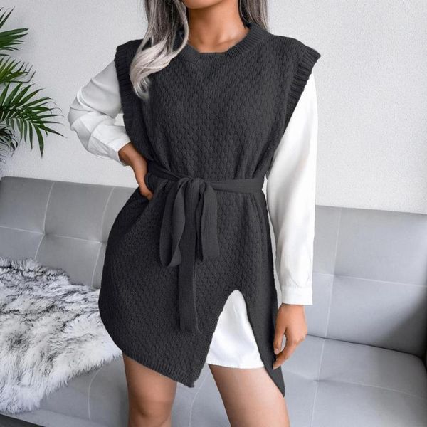 women's vests fabulous women vest belt knitted leisure sweater waistcoat lady, Black;white
women's vests fabulous women vest belt knitted leisure sweater waistcoat lady, Black;white