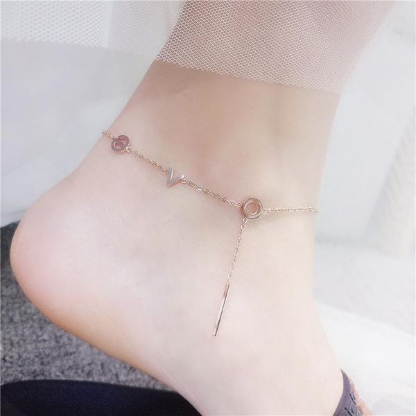 anklets unfading stainless steel anklet bracelet for women beach trend gift love charm jewelry, Red;blue
anklets unfading stainless steel anklet bracelet for women beach trend gift love charm jewelry, Red;blue