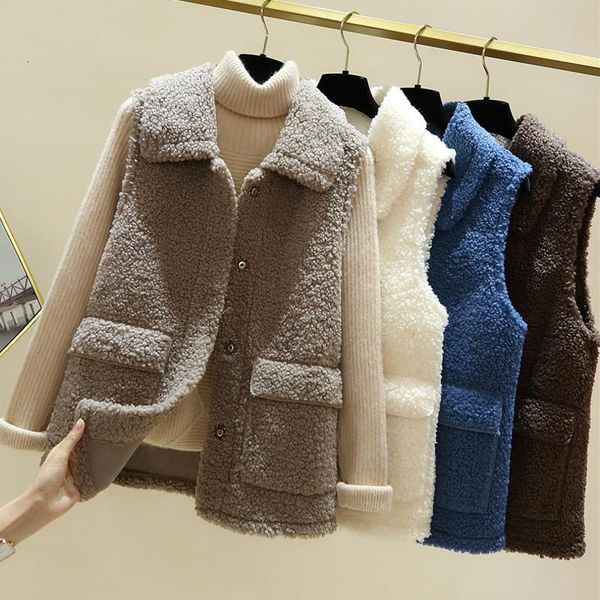 women's vests cashmere vest for women short autumn winter 2021 korean version loose wear jacket female spring and, Black;white
women's vests cashmere vest for women short autumn winter 2021 korean version loose wear jacket female spring and, Black;white