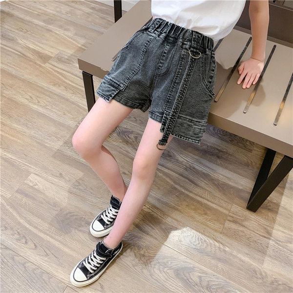summer fashion kids girls casual solid color denim cowboy shorts for children school short pants jean p124, Black
summer fashion kids girls casual solid color denim cowboy shorts for children school short pants jean p124, Black