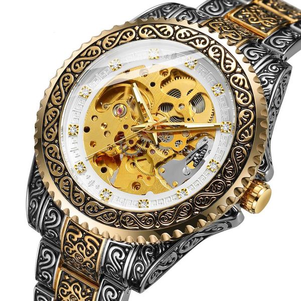 wristwatches men's watches european and american style fashion casual business hollow retro carved automatic mechanical reloj hombre, Slivery;brown
wristwatches men's watches european and american style fashion casual business hollow retro carved automatic mechanical reloj hombre, Slivery;brown