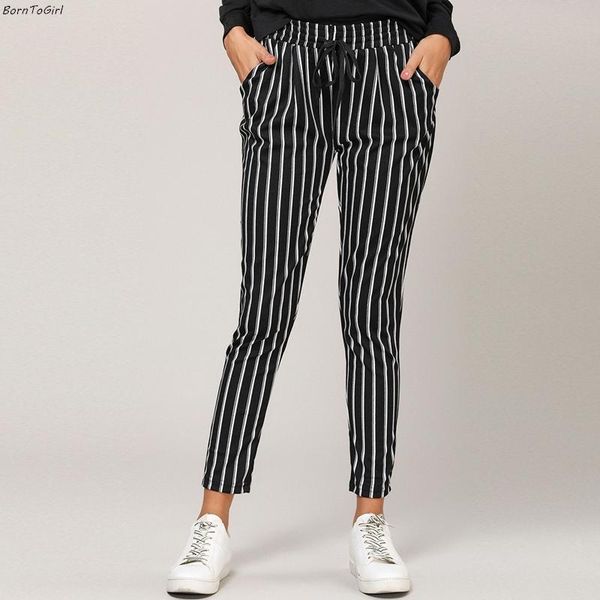 women's pants & capris borntogirl spring autumn casual slim plaid for women elastic waist black white
women's pants & capris borntogirl spring autumn casual slim plaid for women elastic waist black white