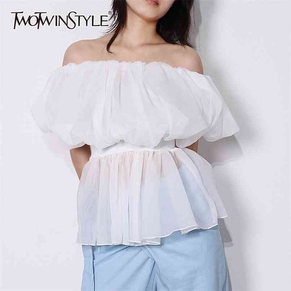 black ruched tunic shirt for women slash neck short sleeve casual elegant blouse female fashion clothing style 210524, White
black ruched tunic shirt for women slash neck short sleeve casual elegant blouse female fashion clothing style 210524, White