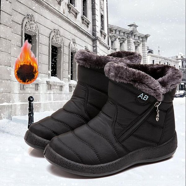women boots 2021 fashion waterproof snow for winter shoes casual lightweight ankle botas mujer warm, Black
women boots 2021 fashion waterproof snow for winter shoes casual lightweight ankle botas mujer warm, Black