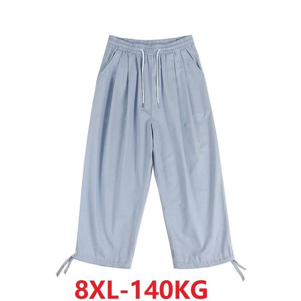 men's pants summer men japanese style ankle length plus size 8xl wide leg oversize casual loose thin khaki, Black
men's pants summer men japanese style ankle length plus size 8xl wide leg oversize casual loose thin khaki, Black