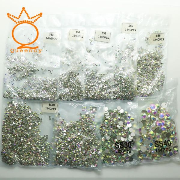 nail art decorations super glitter ss3-ss30 1440pcs crystal ab flat back rhinestone 3d non fix decoration glass manicure accessories, Silver;gold
nail art decorations super glitter ss3-ss30 1440pcs crystal ab flat back rhinestone 3d non fix decoration glass manicure accessories, Silver;gold