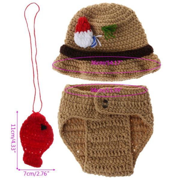 set baby costume fisherman hat trousers pendant crochet knitted woolen cute funny cosplay pography props clothing born caps & hats, Yellow
set baby costume fisherman hat trousers pendant crochet knitted woolen cute funny cosplay pography props clothing born caps & hats, Yellow