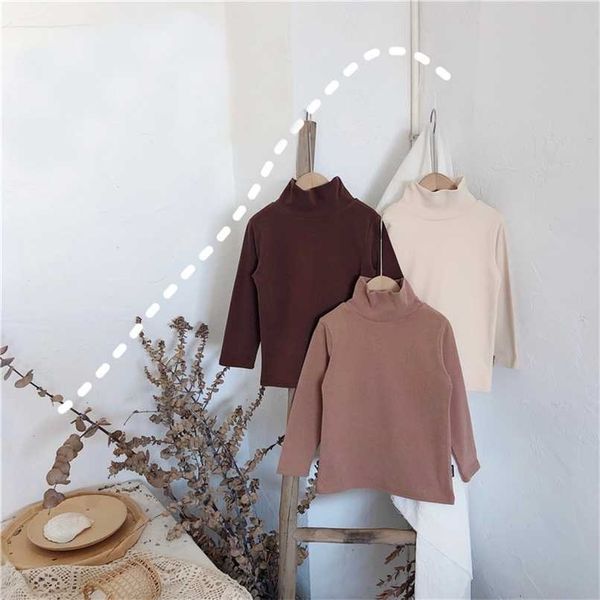spring autumn sweet long sleeve t-shirt high neck kids girl boy basic turtleneck t-shirt children's clothing 220118, Blue
spring autumn sweet long sleeve t-shirt high neck kids girl boy basic turtleneck t-shirt children's clothing 220118, Blue